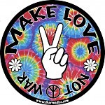 Make Love Not War - tye die