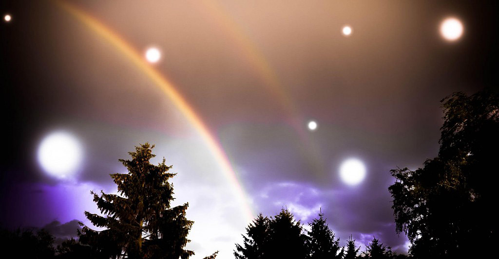 Photo by Miniperlum - 2 Rainbows, dreamy - Photo by Miniperlum